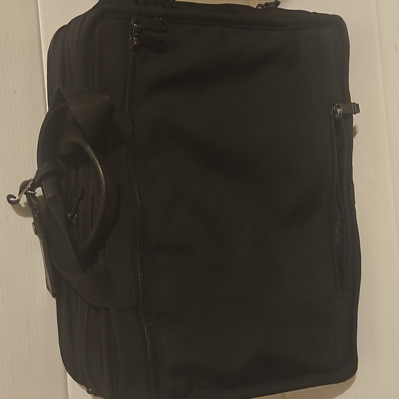 TUMI Alpha Expandable Ballistic Nylon Briefcase Messenger Laptop Bag 26214D3 7th - Picture 2 of 12